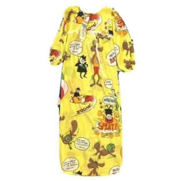 Guilford Mills Other - 70s Vintage New Rocky & Bullwinkle Night Gown rare